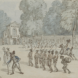 Guardsmen Marching through St. James's Park